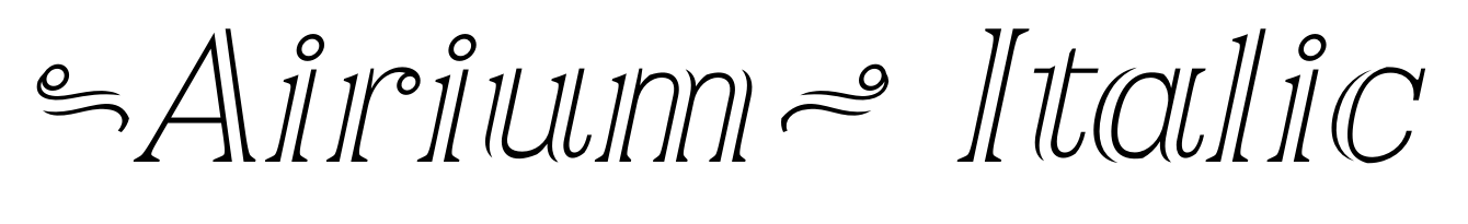 Airium Italic